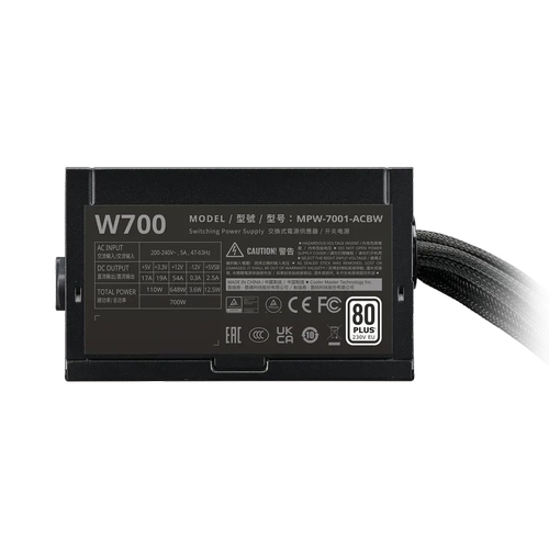 Cooler Master MPW-7001-ACBW-BEU 700W 80 Plus Nex 12cm Fanl ATX Power Supply