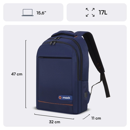 Mack MCC-006BL 15.6 inch Lacivert Notebook Srt antas