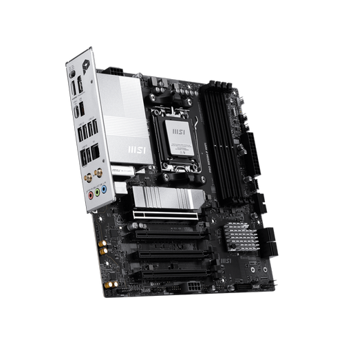 Msi PRO B850M-P WIFI Sc-AM5 DDR5 8200MHz 3xM.2 5Gbit Wi-Fi7 10Gbs USB mATX AMD Anakart