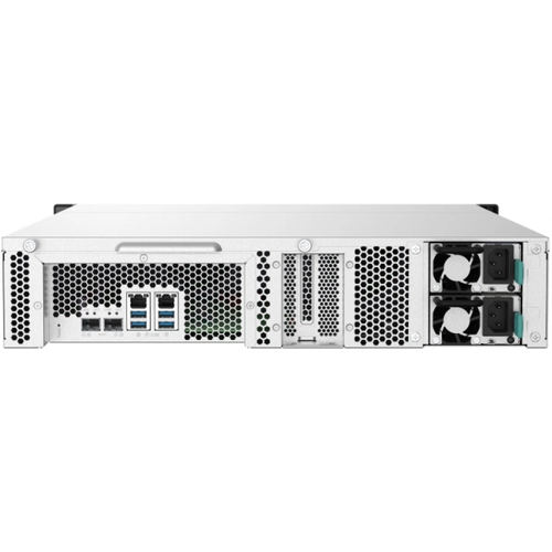 Qnap TS-1232PXU-RP Cortex 457 4GB DDR4 12x3.5 inch HDD 2xLAN 2XSFP A� Depolama NAS