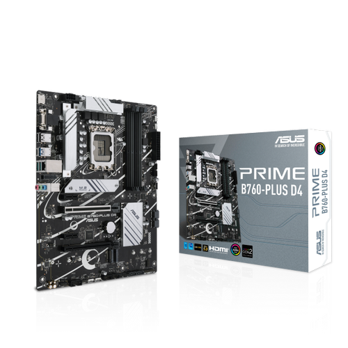Asus PRIME B760-PLUS D4 Sc-1700 DDR4 5066Mhz 3xM.21 AURA RGB 2.5GBbit Aln ATX INTEL Anakart
