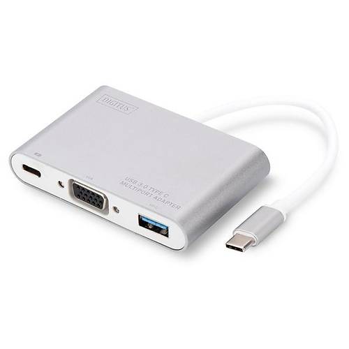 Digitus DA-70839 USB 3.0 Type C to VGA 1920x1080 USB Type C (PD) USB 3.0 USB Grafik Dntrc Adaptr