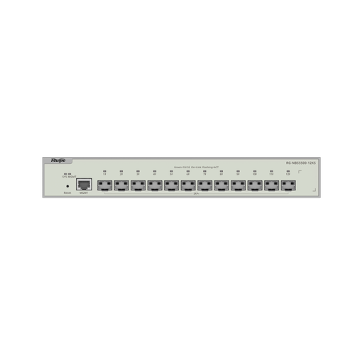Ruijie RG-NBS5500-12XS 10 Port 10Gbit SFP+ 1 Port Gigabit Layer 3 Ynetilebilir SFP Switch