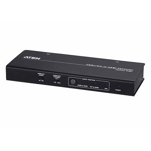 Aten VC881 4K HDMI / DVI to HDMI Converter vith Audio De-Embedder