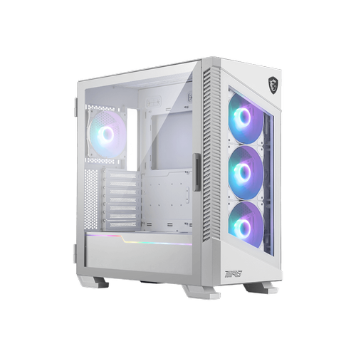 Msi MPG VELOX 100R WHITE PSU YOK 4x12cm ARGB Fanl Beyaz Mid Tower Oyuncu Kasas