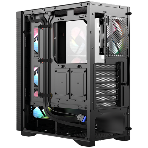 Frisby FC-9480G 600W 80 Plus Bronze 4x12 RGB Fanl� Mid Tower Oyuncu Bilgisayar kasas�