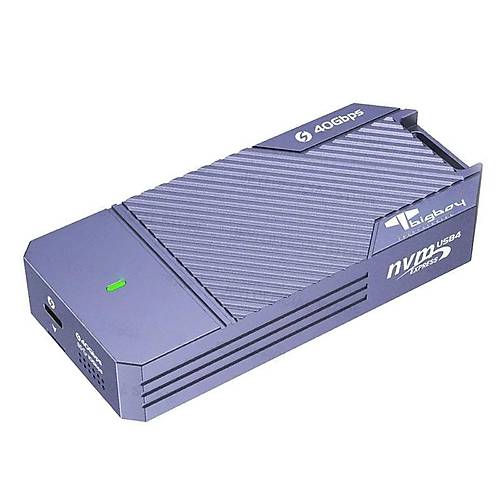 Bigboy BTC-M2TB4CS Thunderbolt 4 PCIe 4.0 NVMe M.2 2280 Gri Ta��nabilir SSD Kasa