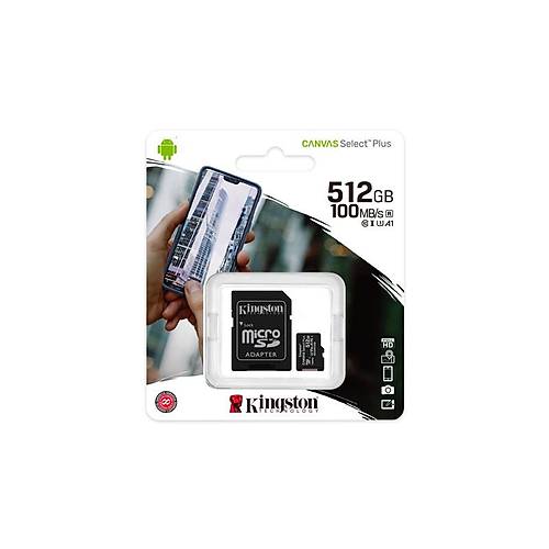 Kingston SDCS2/512GB Canvas Select Plus SDXC Class10 UHS-I microSD Hafıza Kartı