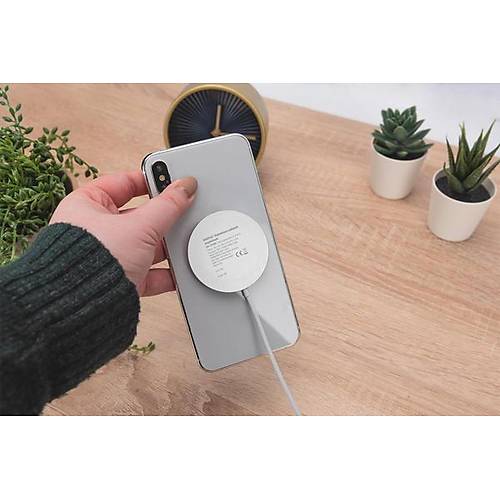 Digitus DA-10080 15W MAgSafe Uyumlu Kablosuz �arj Pad