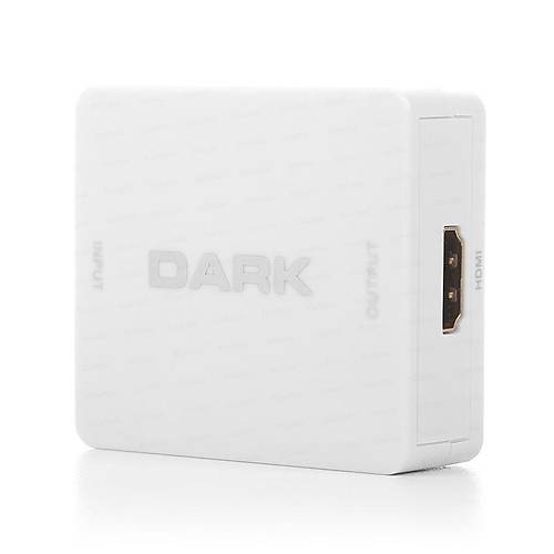 Dark DK-HD-AVGAXHDMI Analog VGA SES to HDMI Dijital Dii-Dii Aktif Dntrc Beyaz Adaptr