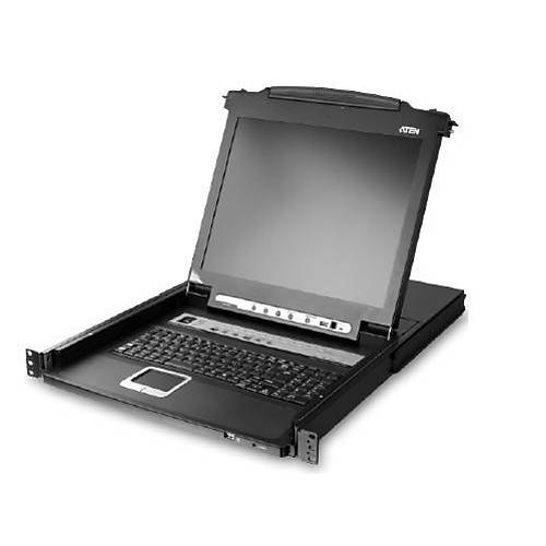 Aten CL5708MA 17 inch 8 Port Vga 17 inch �ngilizce USB 2.0 Kvm Switch