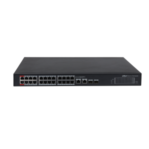 Dahua PFS3228-24GT-360 24 Port 10/100Mbps PoE 2 Port uplink 2 Port SFP 360W PoE Switch
