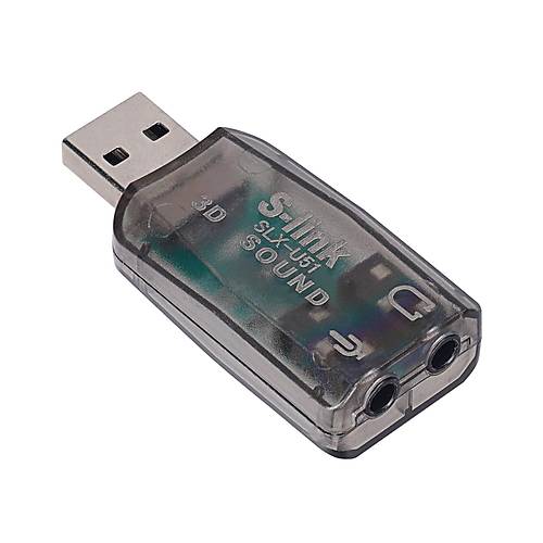 S-link SLX-U51 Usb Ses Kart 2.0 evirici Adaptr