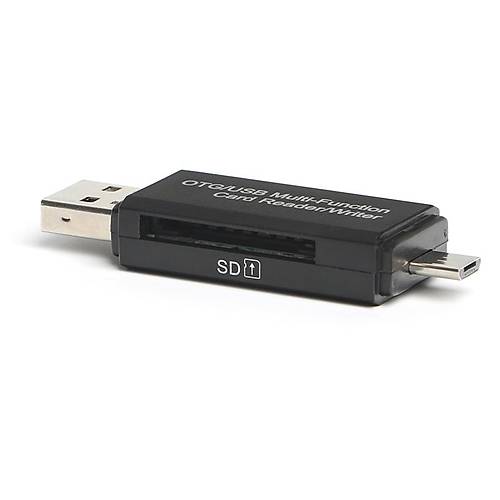Dark DK-AC-UCR204 USB 2.0 to micro USB ok Fonksiyonlu SD TF Kart Okuyucu