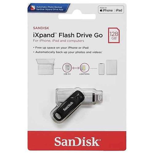 Sandisk SDIX60N-128G-GN6NE 128 GB Ixpand IOS USB 3.0 USB Flash Bellek