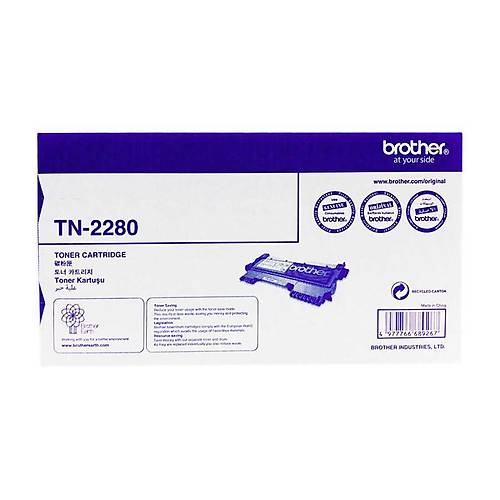 Brother TN-2280 2.600 Sayfal�k Siyah Orijinal Lazer Toner