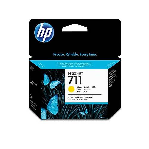 Hp CZ136A 711 29 Ml Geni� Format 3 l� Paket Sar� Orijinal Inkjet Kartu�