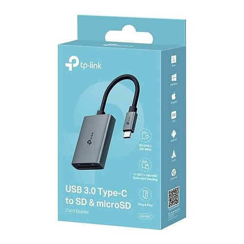 Tp-Link UA430C USB Type C to SD microSD Kart Okuyucu