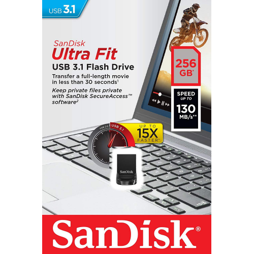 Sandisk SDCZ430-256G-G46 256 GB Ultra Fit USB 3.1 Gen1 USB Flash Bellek