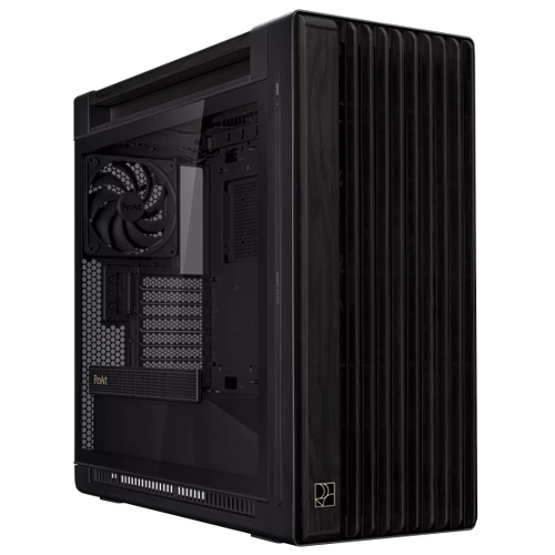 Asus PROART PA602 WOOD PSU YOK 2x12cm 1x14cm Fan Ah�ap Tasar�ml� E-ATX Bilgisayar Kasas�