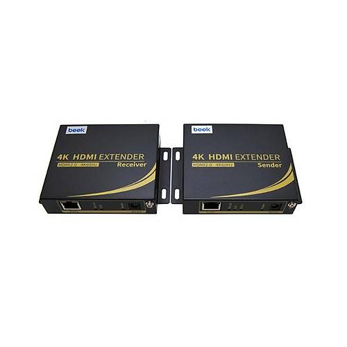 Beek BS-EXT-HD-100-1 100 Mt HDMI to RJ45 4K 1080p Al�c� Verici Dahil Sinyal Uzat�c�