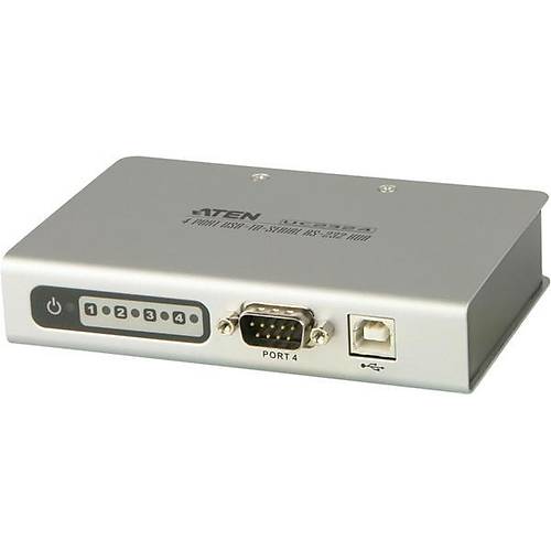 Aten UC2324 USB to 4 Port RS232 Seri Dii-Erkek eviric Adaptr