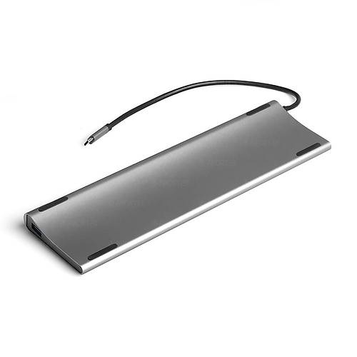 Qgeem QG-UH12 USB Type C to HDMI DP VGA TF SD PD RJ45 15W 12 in 1 Dock Station