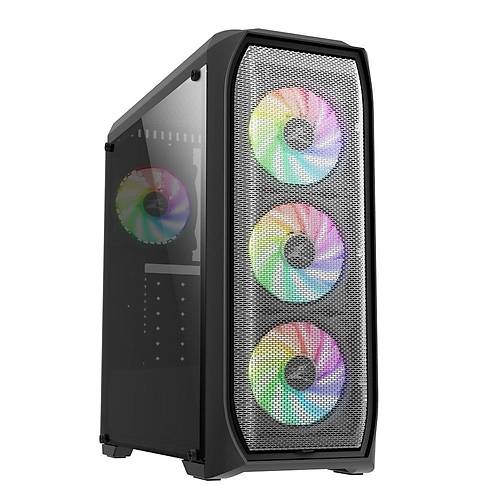 Zalman M5 MF 500W 4x12cm RGB Fanl Temperli Cam Mid Tower Oyunucu Kasas