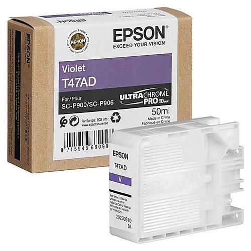 Epson C13T47AD00 SureColor T47AD SC-P900 50ml Mor Orijinal Inkjet Kartu