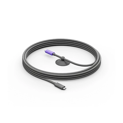 Logitech 952-000195 5 Mt Type C to Type C MeetUp 2 Siyah USB Kablo