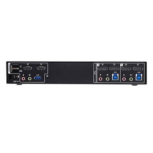Aten CM1942 2-Port 4K DisplayPort Dual Display Mini-Matrix Boundless KVM Switch