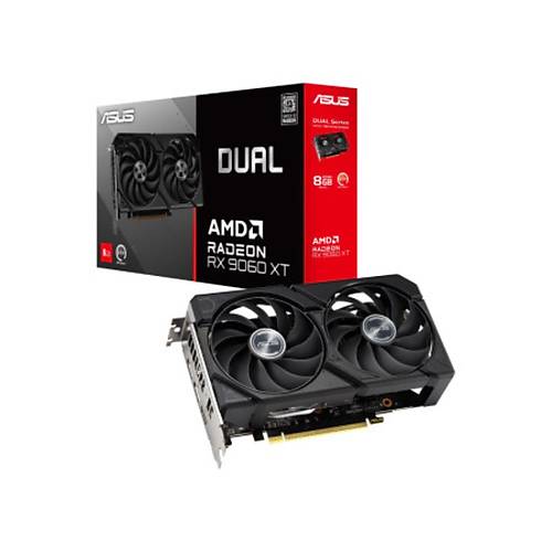 Asus DUAL-RX9060XT-8G 8 GB GDDR6 Radeon RX 9060 XT 128Bit AMD Ekran Kart�