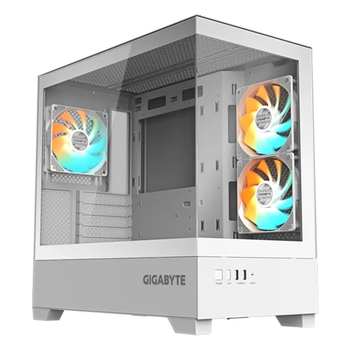 Gigabyte GB-C201PI PSU YOK 3x12cm ARGB Fanl� Beyaz Mid Tower ATX Kasa