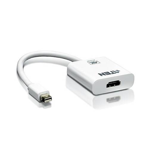 Aten VC981 mini DISPLAY PORT to HDMI 2160p 4K Erkek-Dii Beyaz Dntrc Adaptr