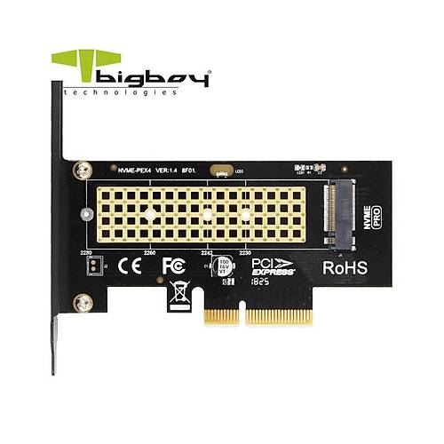 Bigboy BTC-PEM2NVNGFL PCIe 3 X 4 M2 X4 M Key Çevirici Ünitesi