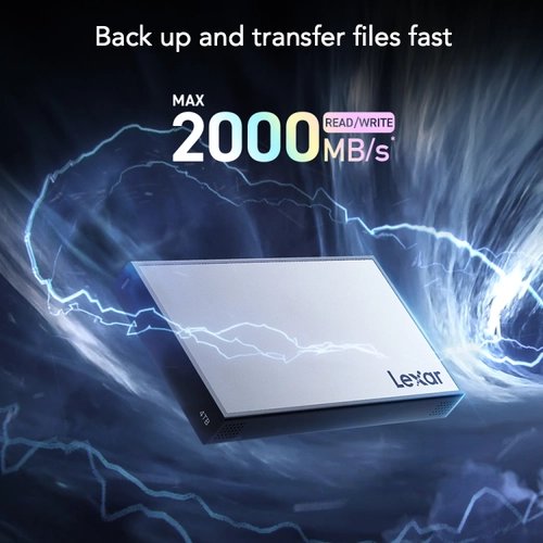 Lexar LPWF7502T-2ANGL WorkFlow 2 TB 2000-2000Mb/s IP68 USB Harici SSD Harddisk