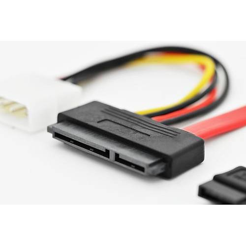 Ednet ED-84142 0.5 Mt SATA 22 pin to SATA 7 Pin L 4 Pin G�� Kablosu