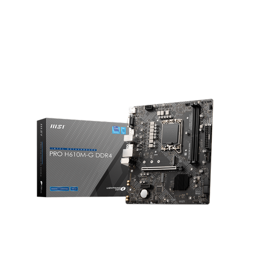 Msi PRO H610M-G DDR4 Sc-1700 H610 DDR4 3200Mhz M.2 USB3.2 Gigabit mATX INTEL Anakart