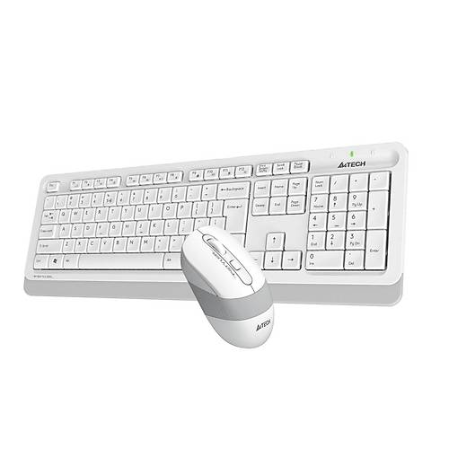 A4 Tech FG1010 Q TR Multimedia Kablosuz Beyaz Klavye Mouse Seti