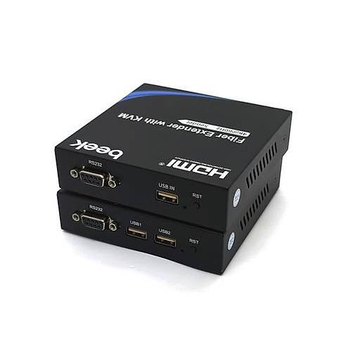 Beek BS-EXT-4K2U-SM20 20 Km HDMI to Fiber Single Mode HDMI KVM Sinyal Uzatma Cihaz