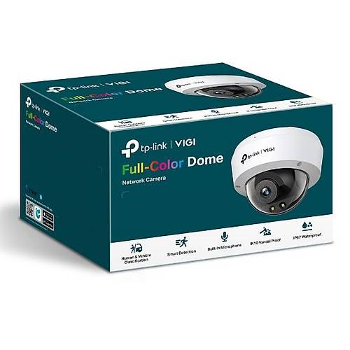 Tp-Link VIGI C240 4 Mp 2.8mm Lensli IR PoE IP Dome Kamera