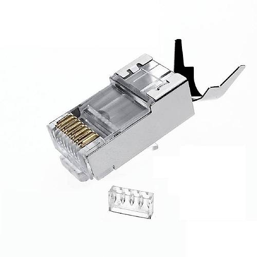 Qport Q-J710M CAT7 Metal Ayra� Z�rhl� S-ftp Utp Tipi 10 lu Konnekt�r