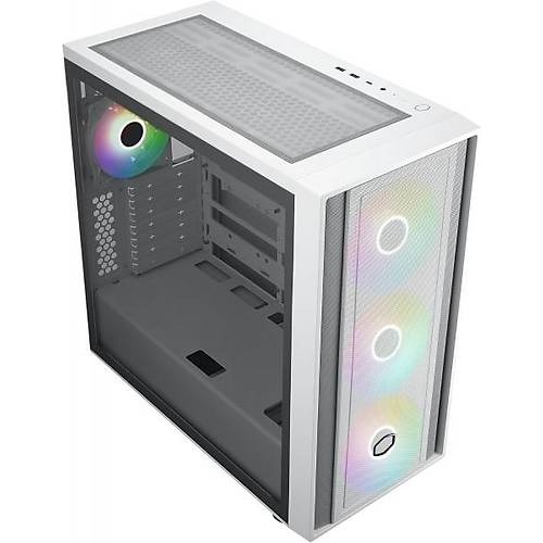 Cooler Master MB600-WGNN-S00 PSU YOK 4x12cm RGB E-ATX Beyaz Oyuncu Kasas