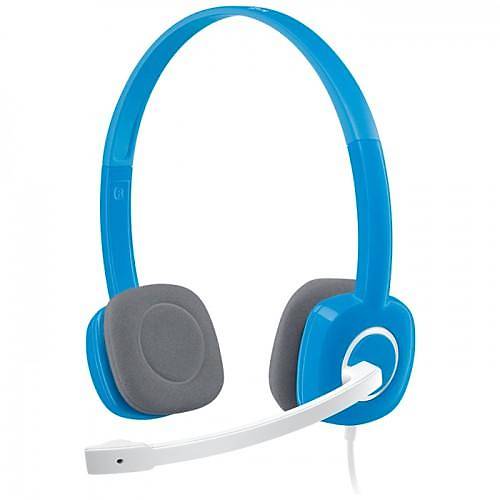 Logitech 981-000368 H150 3.5mm Kafa Bantl ar Merkezi iin Mikrofonlu Kulaklk