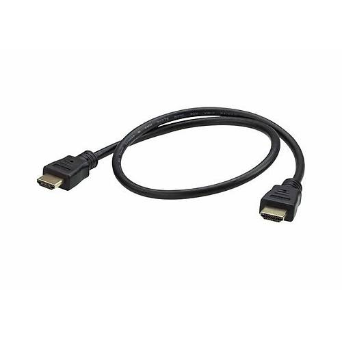 Aten 2L-7DA6H 0.6 Mt HDMI Erkek-Erkek 4K 4096x2160 High Speed with Ethernet Balantl Erkek-Ekek HDMI Kablo