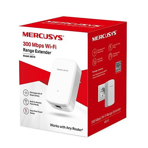 Tp-Link ME10 Mercusys 1 Port RJ45 Port 2.4 Ghz Menzil Geniletici
