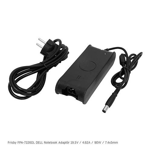 Frisby FPA-7226DL 19.5V 4.62A 7.4x5.00mm Dell Notebook Adaptr