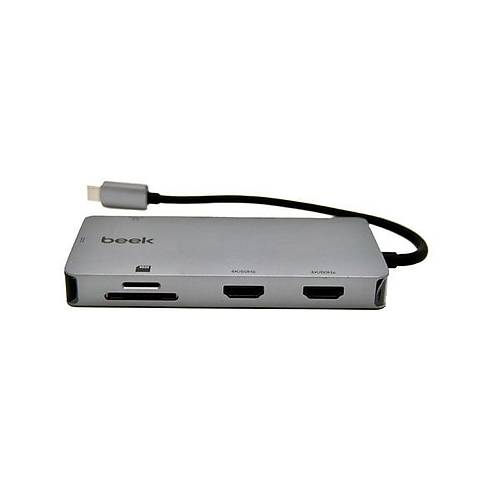 Beek DCK-UC10 USB Type C to HDMI RJ45 PD USB 9 in Docking Station