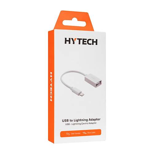 Hytech HY-XO48 USB 3.0 to Lightning Dii-Erkek 10cm kablolu OTG evirici