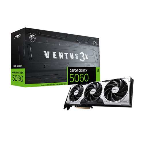 Msi RTX 5060 8G VENTUS 3X OC 8GB GDDR7 GeForce RTX 5060 Ventus 3X OC 128Bit NVIDA Ekran Kart